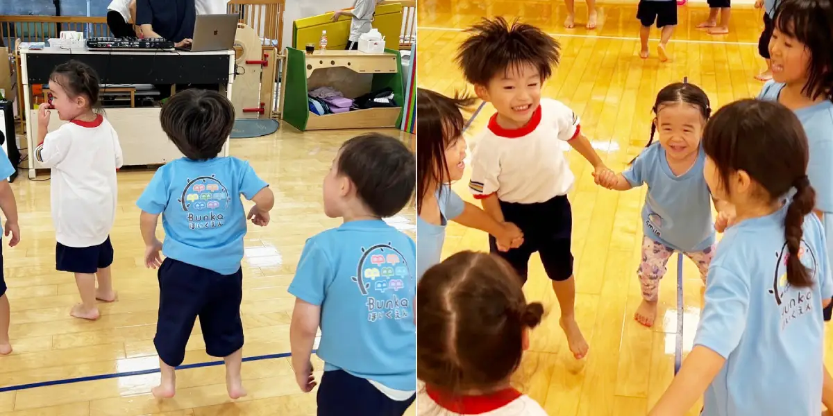 DJイベント当日。子どもたちも大盛り上がり（提供写真）