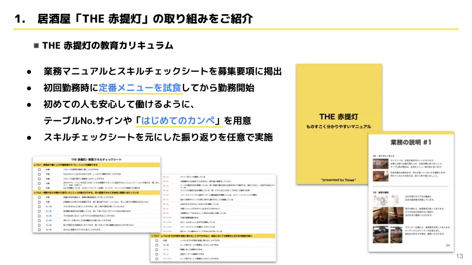 秘密はワーカーのための独自教育カリキュラム